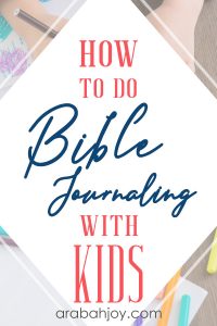 Have you tried journaling with kids? We have ideas and resources for journaling for young children - using favorite stories and verses from the Bible.