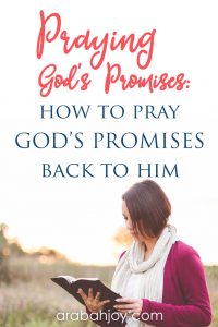 Praying the promises of God involves prayign God's promises back to Him. Use these 80+ Scripture prayers to pray God's Word.