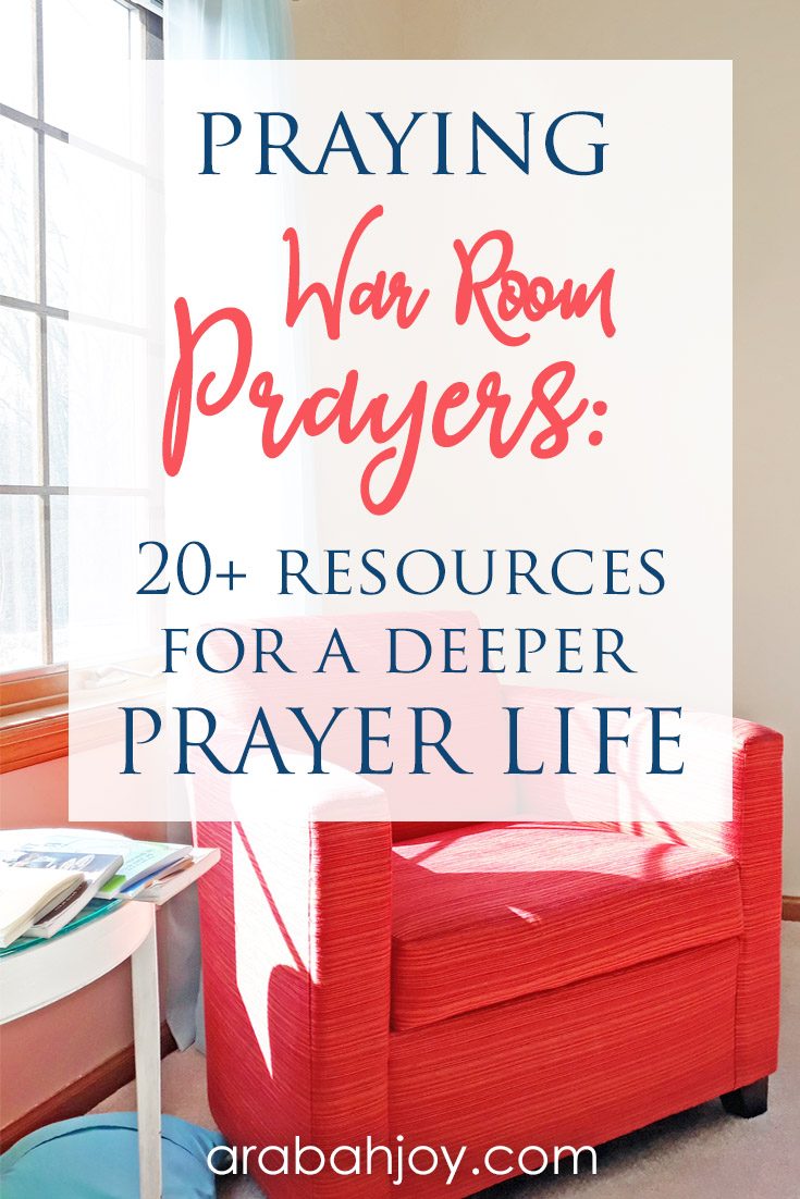 See how praying war room prayers will help you in going deeper in prayer. See our full list of prayer resrouces.