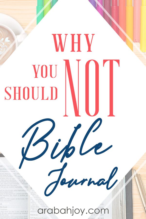 Read the dangers of journaling and find out why NOT to do  journaling in your Bible.  