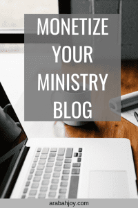 How to monetize your ministry blog