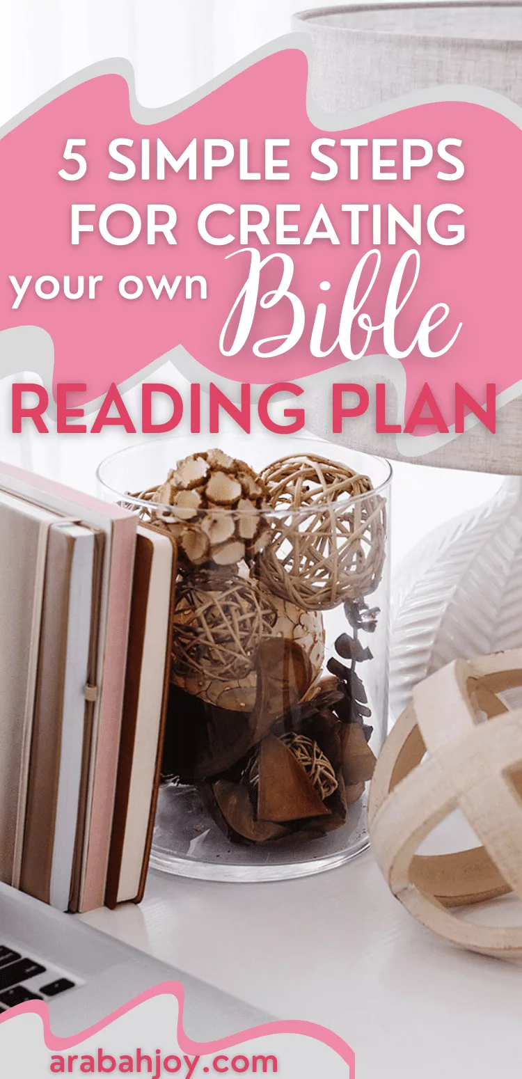 Learn how to create your own topical bible reading plan with these 5 easy steps!
