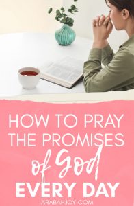 Get your daily dose of biblical affirmation by praying the promises of God each day! Here's how...