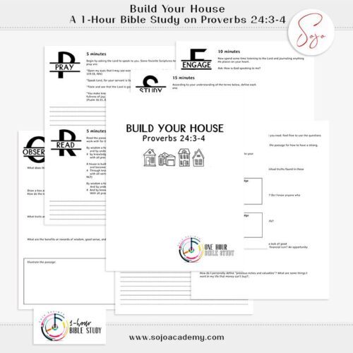 Build your house, a one hour bible study