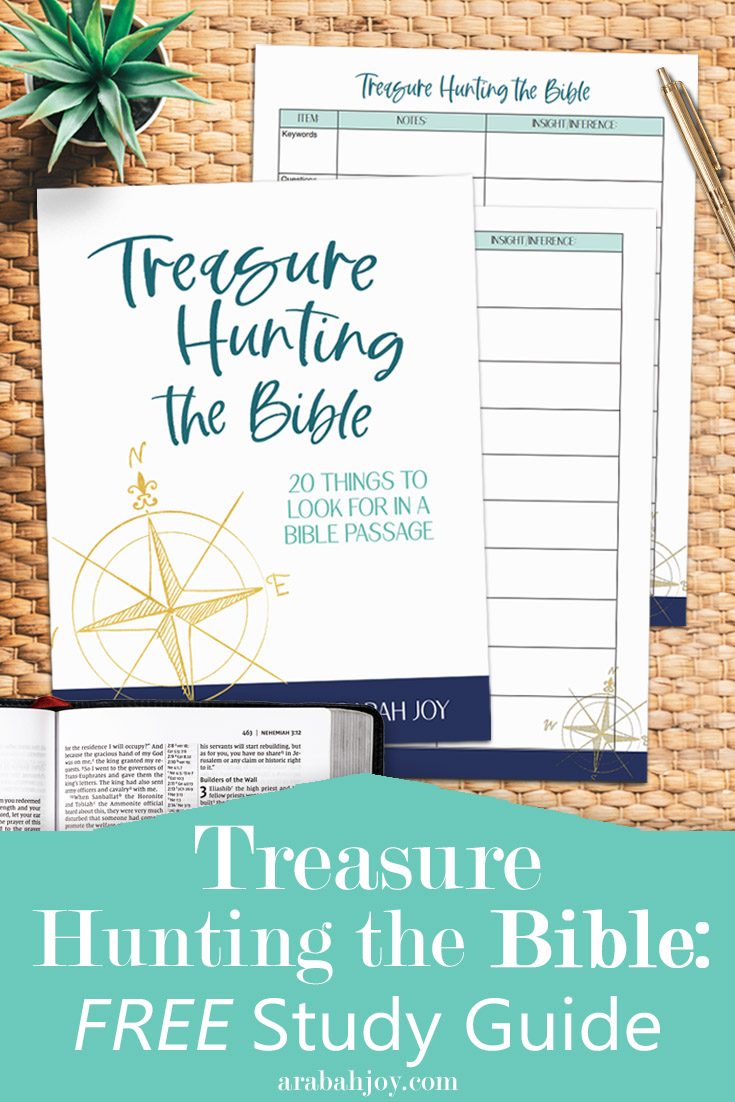FREE Bible study worksheets: 20 Things to look for when reading through the Bible