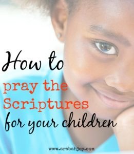 You can begin praying scripture for your family today with these tips and FREE prayer printables