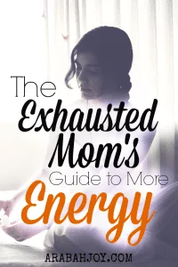 Check out this 7 day guide to increase your energy~ perfect for exhausted moms!